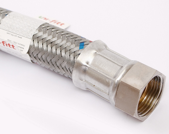 Гибкая подводка для насосов Uni-Fitt НР 1" х ВР 1", длина 800 мм, антивибрационная (504S4408)