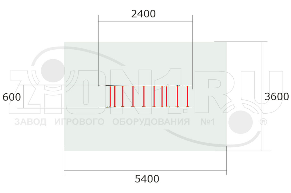 Лаз Змейка для детской площадки