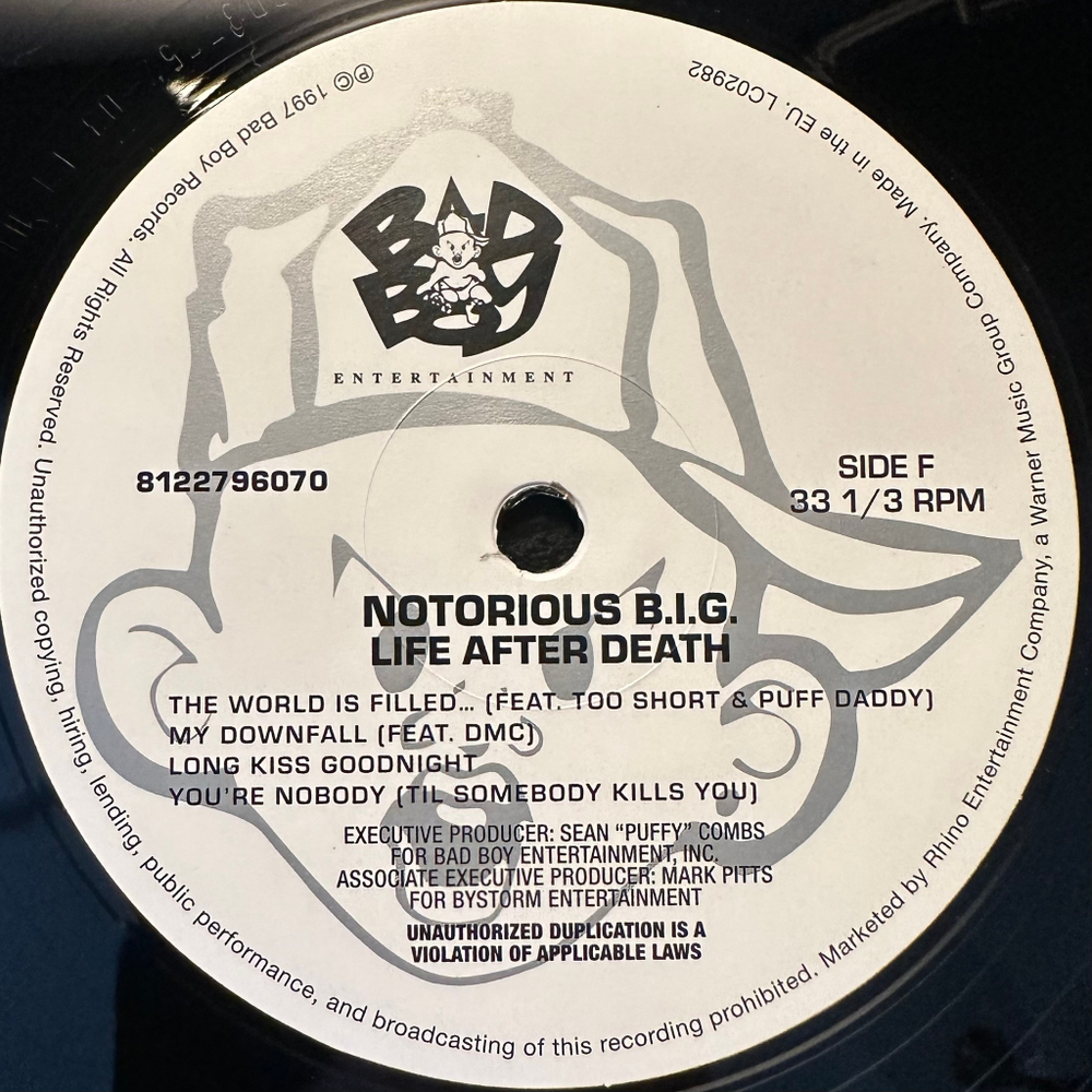 The Notorious B.I.G.- Life After Death 3LP (Европа)