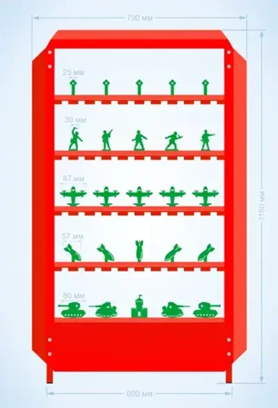 Мишени для тира 25 целей