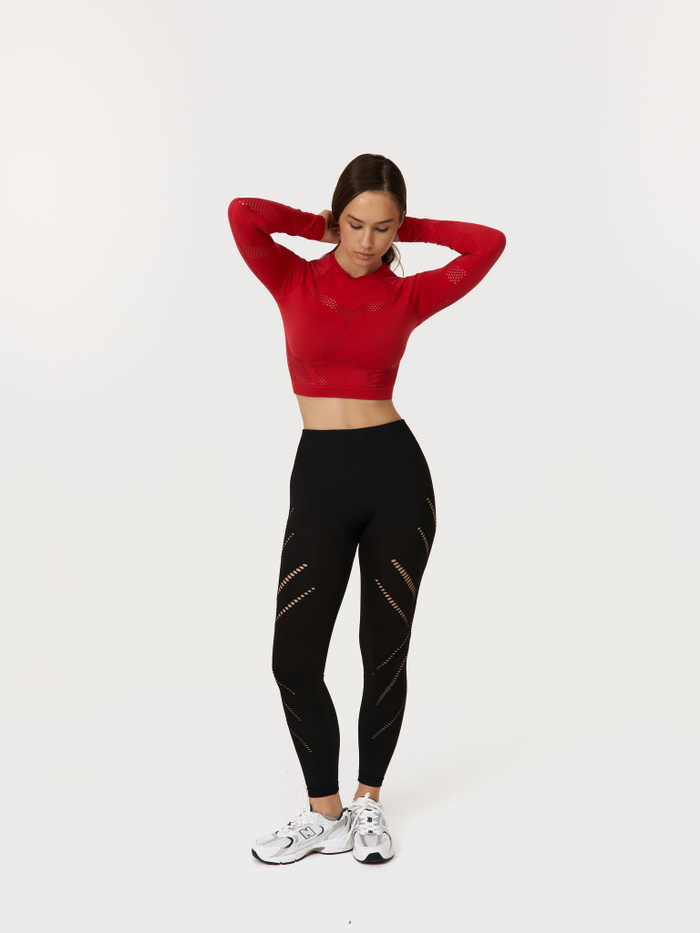 Легинсы бесшовные с перфорацией