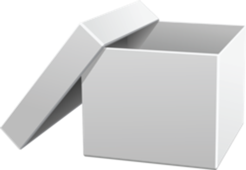 Коробка для шаров (гофроящик), Белая, 700х700х700