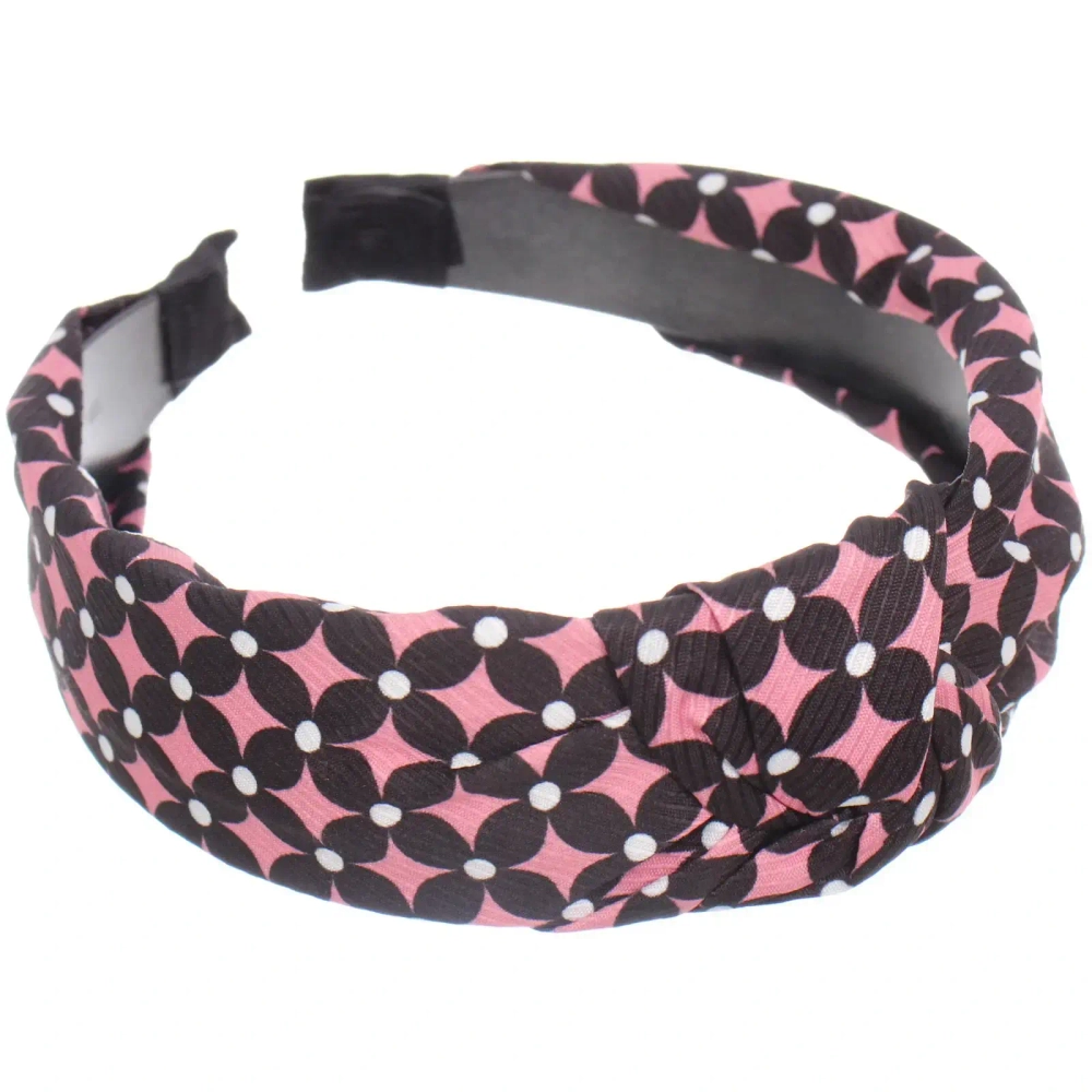 Ободок для волос «МАРЦИПАН», фрай, ширина 4см, микс 4 цвета