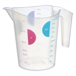 Кувшин мерный 1л Прозрачный 0,16,13х0,18м