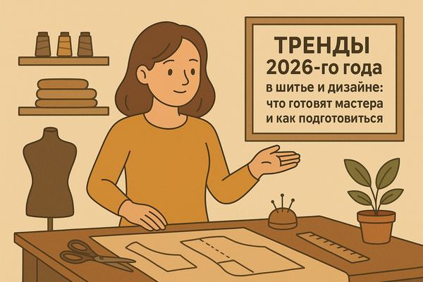 Топ-тренды шитья 2026 и советы для портных Топ-тренды шитья 2026 и советы для портных