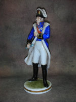 Статуэтка. Фарфор. Солдат. Маршал Наполеона. Полководец Мишель Ней. Kaiser. Германия