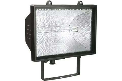 Прожектор ИО-1000Вт симметричный черный IP54 IEK