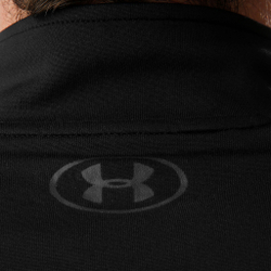 Мужское теннисное поло Under Armour Tech 2.0 Half-Zip Long Sleeve Men - Black, Dark Grey