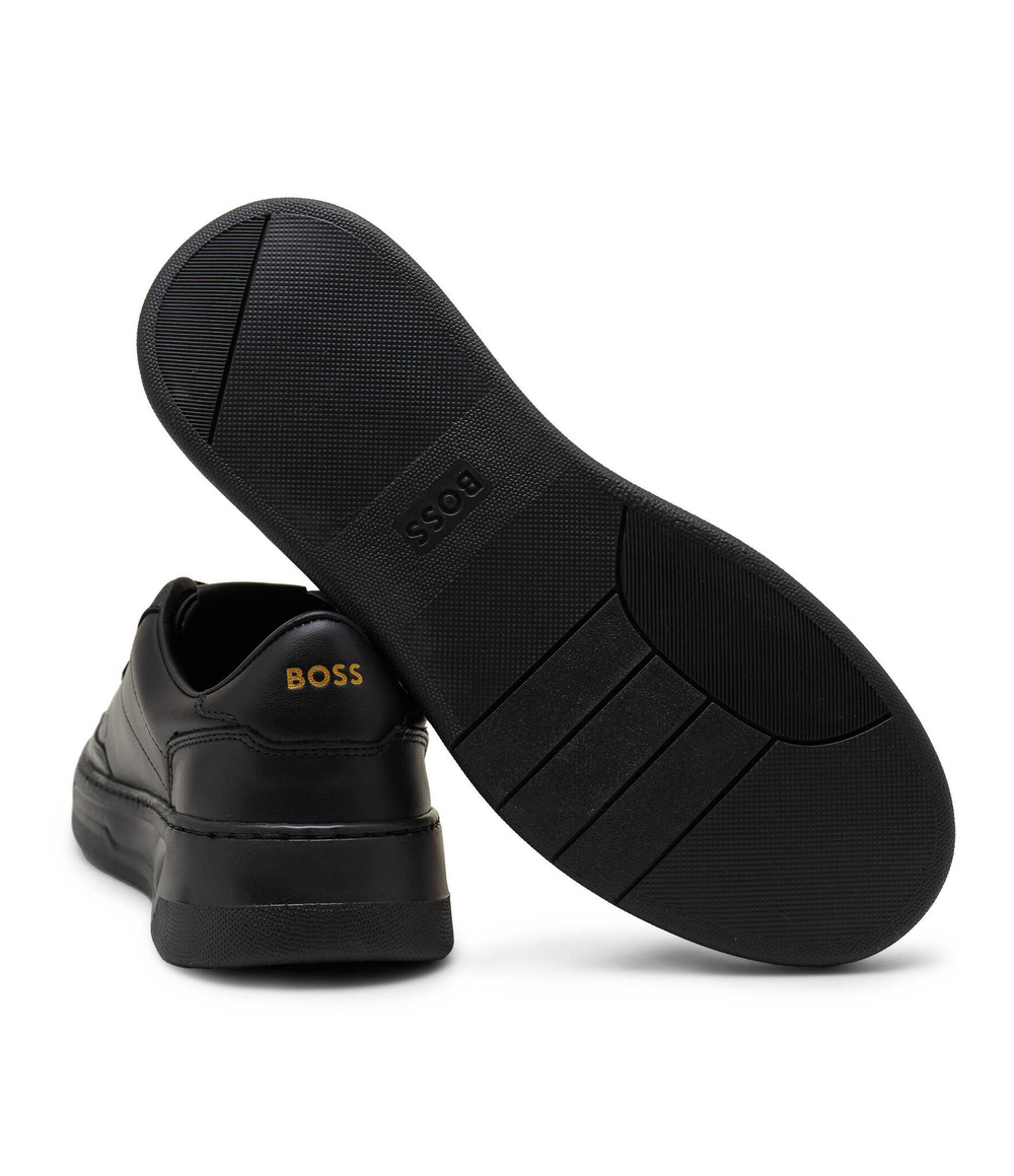 Кожаные кроссовки baltimore_tenn_ltl BOSS BLACK - черный(50502893)