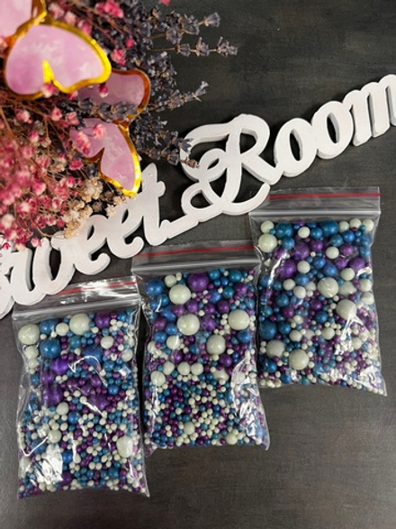 Драже зер в глаз жемчуг микс(темн бир/изум/сир) 50гр Годен24мес 123