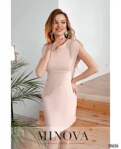 Платье 3021-пудровый Minova
