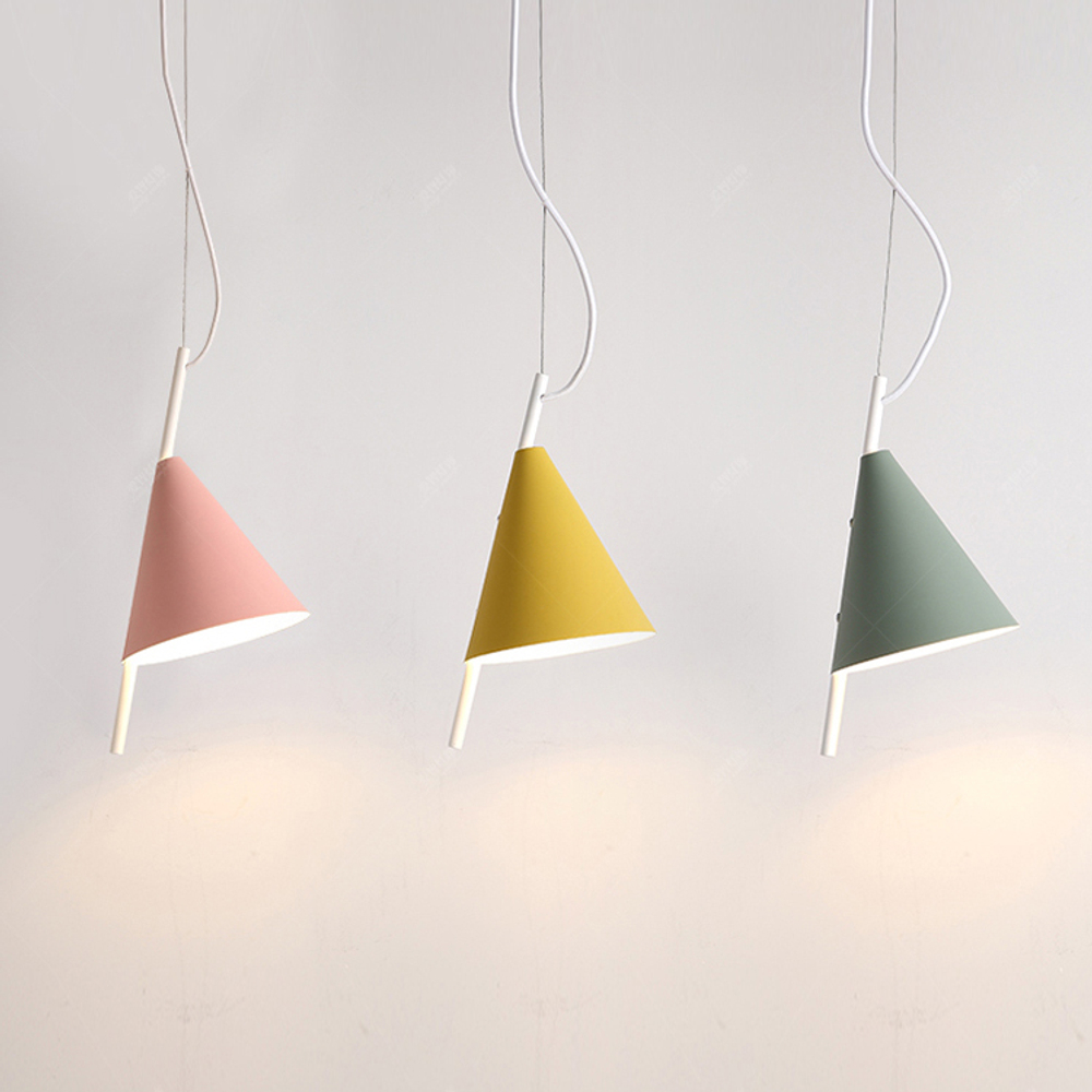 Pendant design lamp  Cone by Almerich D22 (Pink)