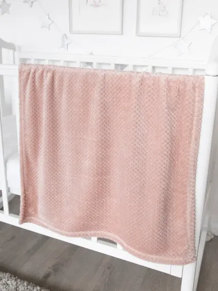 Плед для новорожденных Baby Nice 75х100 пыльная роза