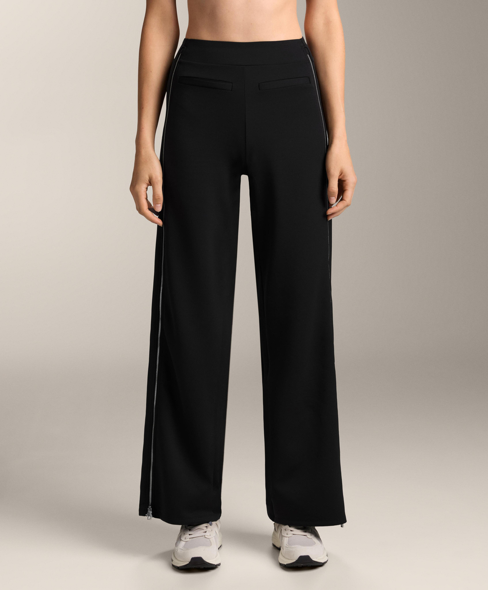 OYSHO Брюки с высокой посадкой, черный