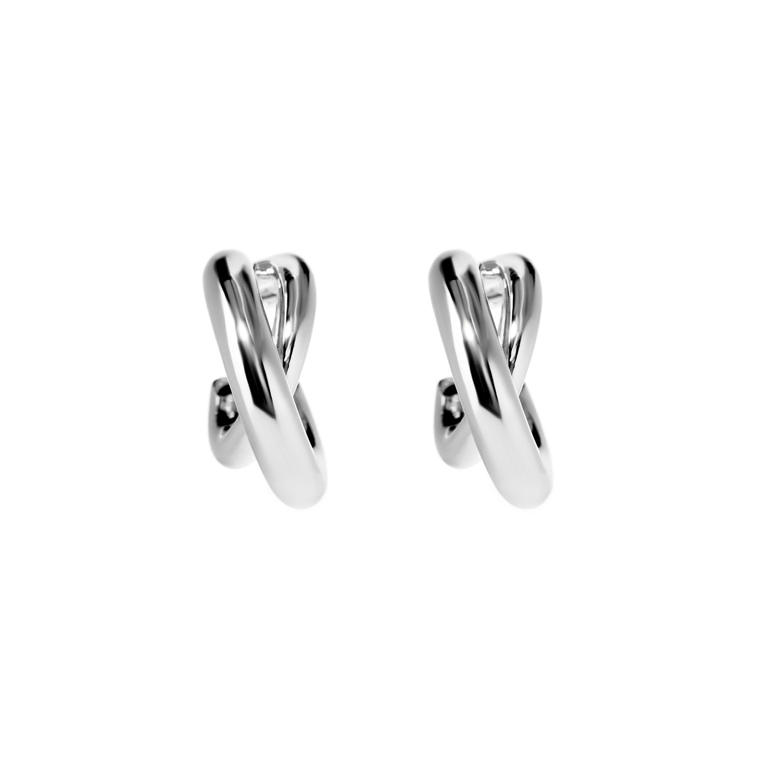 Серьги Criss-Cross Earrings – Silver