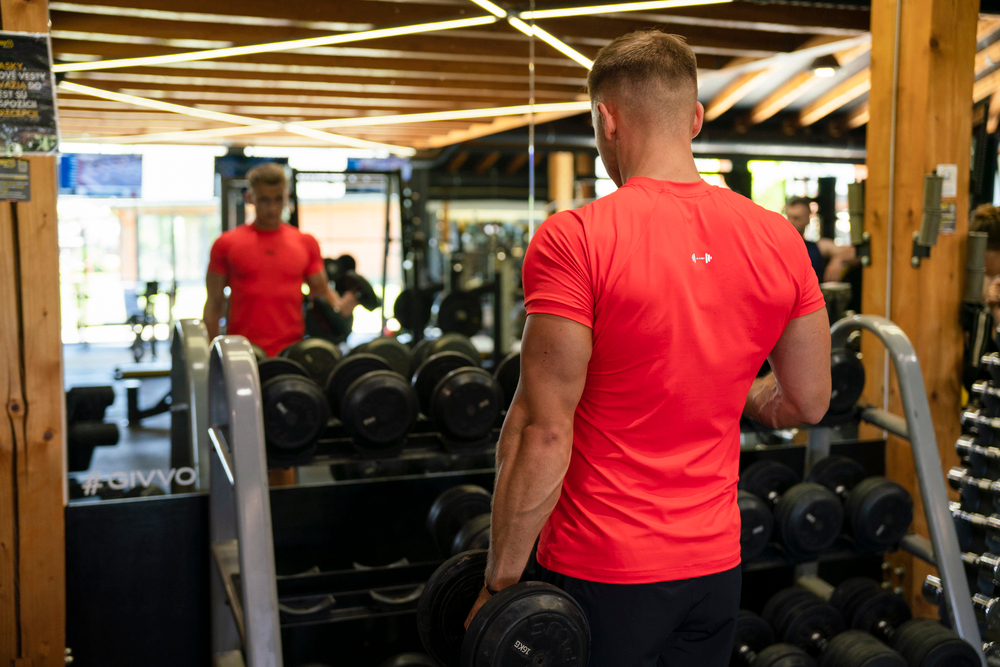 Футболка Functional Slim-Fit T-shirt 324 Красная