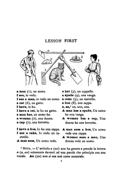 An Illustrated English-Italian Language Book and Reader | Sarah Wool Moore