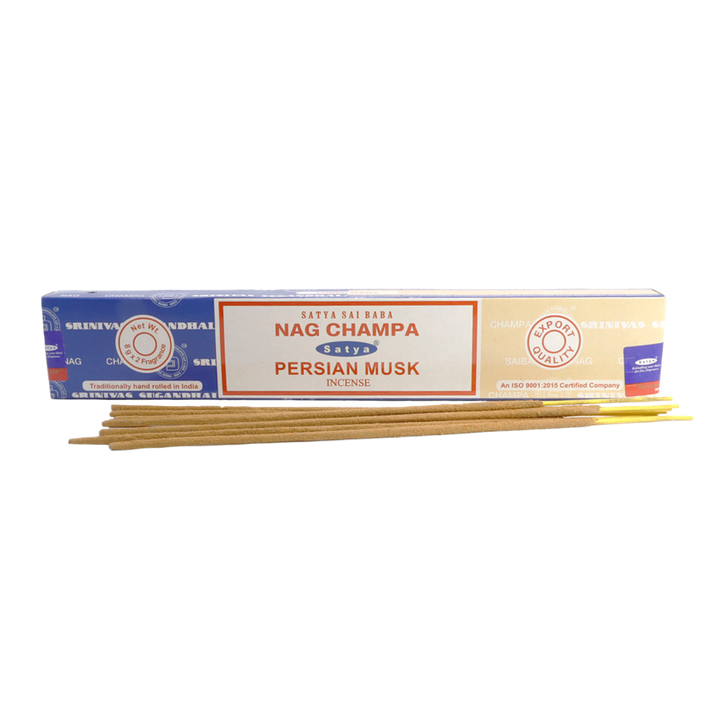 Satya Combo Nag Champa Persian Musk Благовоние-масала Наг Чампа Персидский Муск 16 г