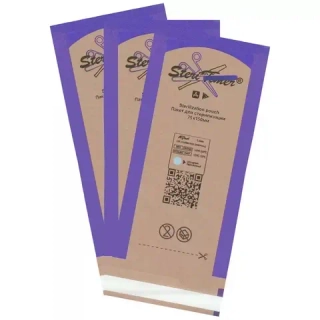 Крафт пакет STERITIMER, комбинированный 75*150, 100 шт.