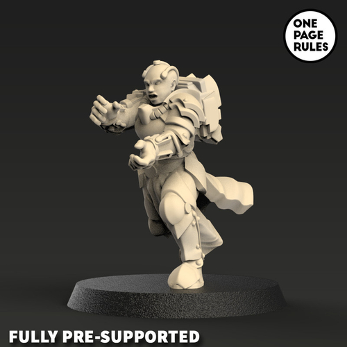 Armies of the Imperium Astra Militarum Primaris Psyker миниатюра для dnd, днд, pathfinder, фентези, Настольная игра, НРИ, Варгейм, РПГ