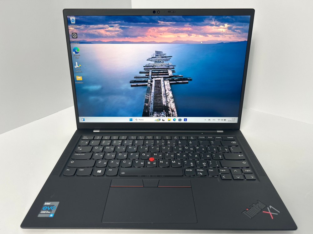 Ноутбук Lenovo ThinkPad X1 Carbon Gen 9 (20XXS0PS00) 14"/Intel Core i5-1145G7/RAM 16GB/SSD 512GB/Intel Iris Xe Graphics/1920*1200/IPS/Windows 11/Подсветка кл-ры: LED/Черный. Состояние: B1