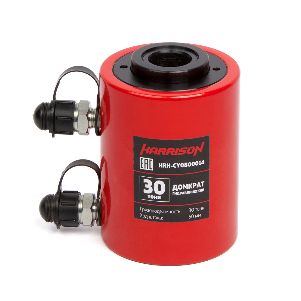 HRH-CY0800014 Домкрат гидравлический с полым штоком, двухполостной 30 т, ход 50 мм