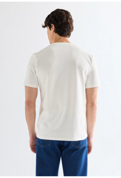 Футболка мужская WRANGLER EMBROIDERY TEE WORN WHITE