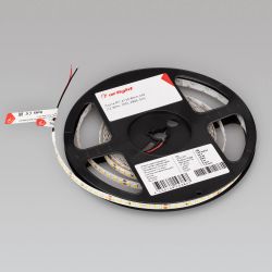 Светодиодная лента RT-A160-8mm 24V Warm3500 (12 W/m, IP20, 2835, 5m) (Arlight, высок.эфф.150 лм/Вт) 028560(2)