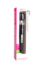 Черный вибромассажер, работающий от USB, Ultra Twizzle Trigger USB Plug - 31,5 см. (Цвет: черный)