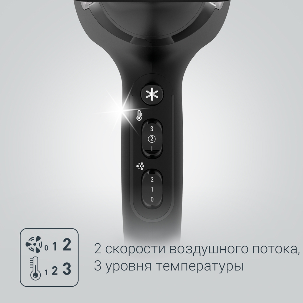 Фен Rowenta Studio Dry Glow Blow-Dryer CV5820F0