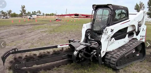 Траншеекопатель на Телескопический мини-погрузчик New Holland