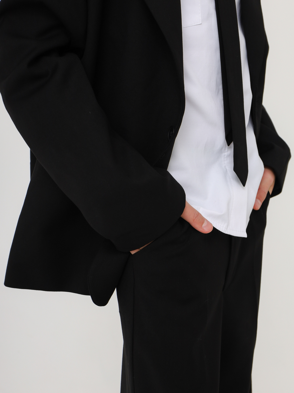 Пиджак классика для мальчика, черный