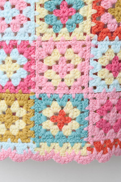 ZARA ВЯЗАНЫЙ ТОП КРЮЧКОМ С СЕРДЕЧКАМИ, РАЗНОЦВЕТНЫЙ