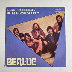 Винтажная виниловая пластинка LP Berluc Bermuda-Dreieck, Fliegen Vor Der Zeit (ГДР 1981) 7 дюймов, 45 RPM, Single