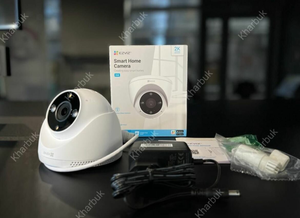 3 МП купольная Wi-Fi камера EZVIZ H4 c распознаванием людей и авто