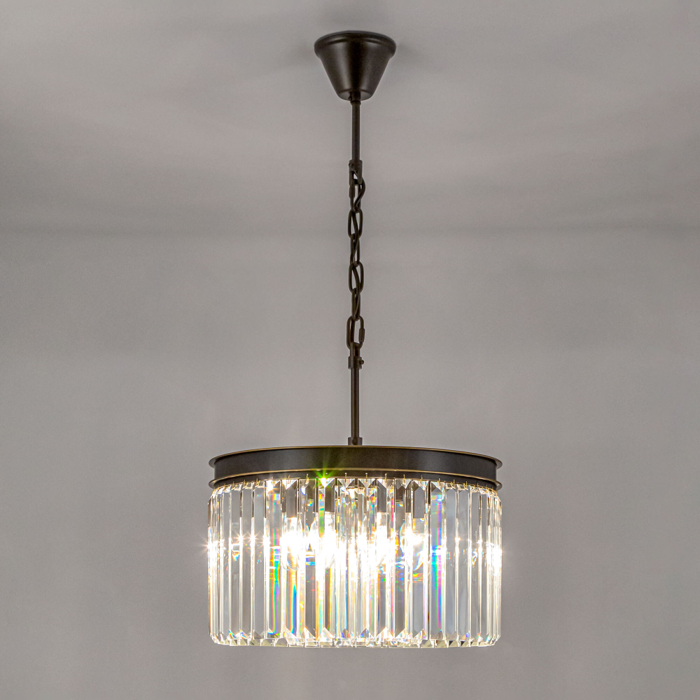 Citilux Мартин CL332081 Люстра хрустальная подвесная Прозрачная