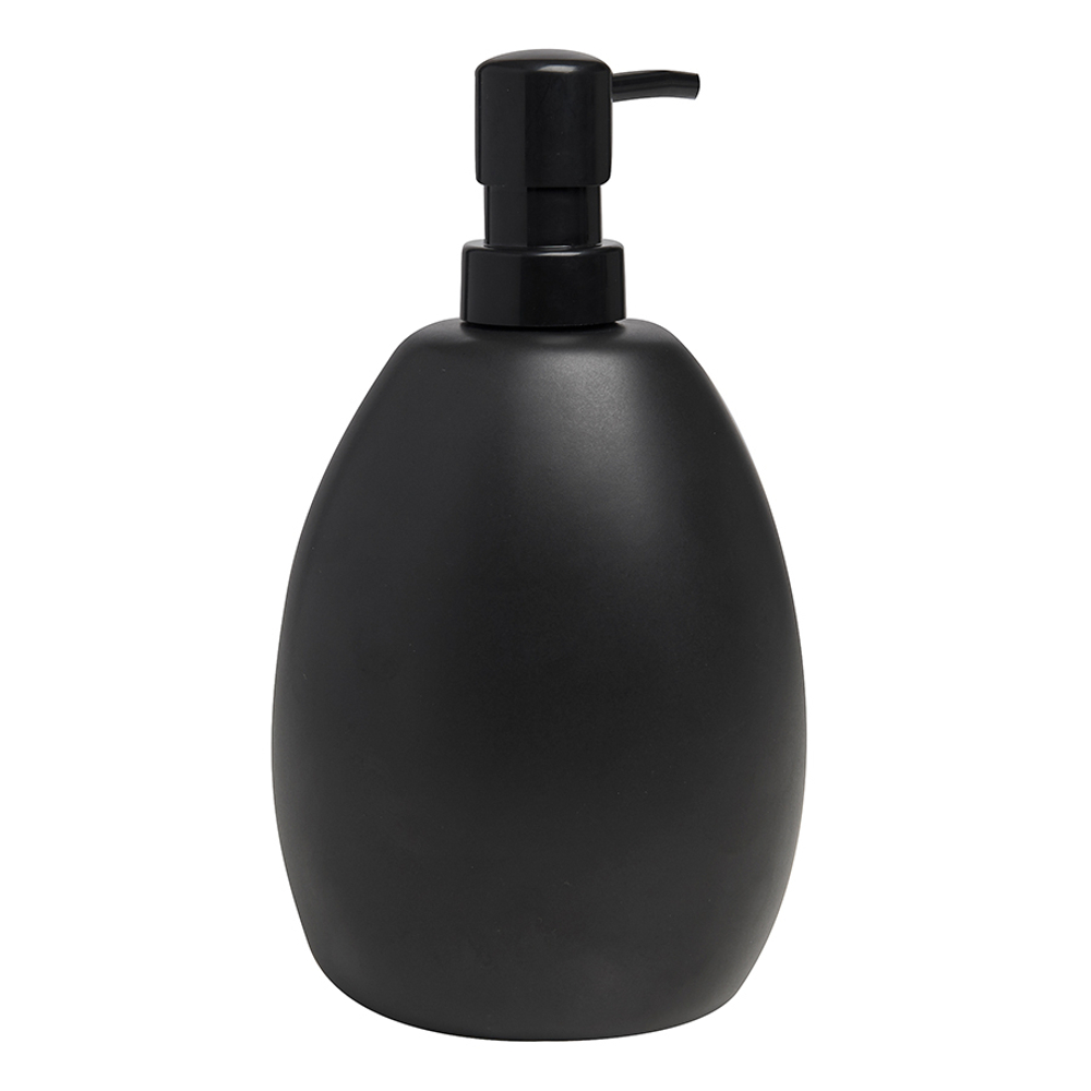 Диспенсер для мыла с подставкой для губки joey, 590 мл, черный
