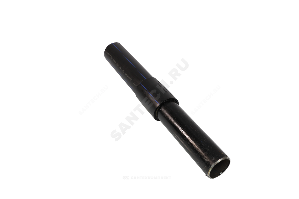 Переход ПЭ100-сталь неразъемный Дн 110х108 Ру10 SDR17