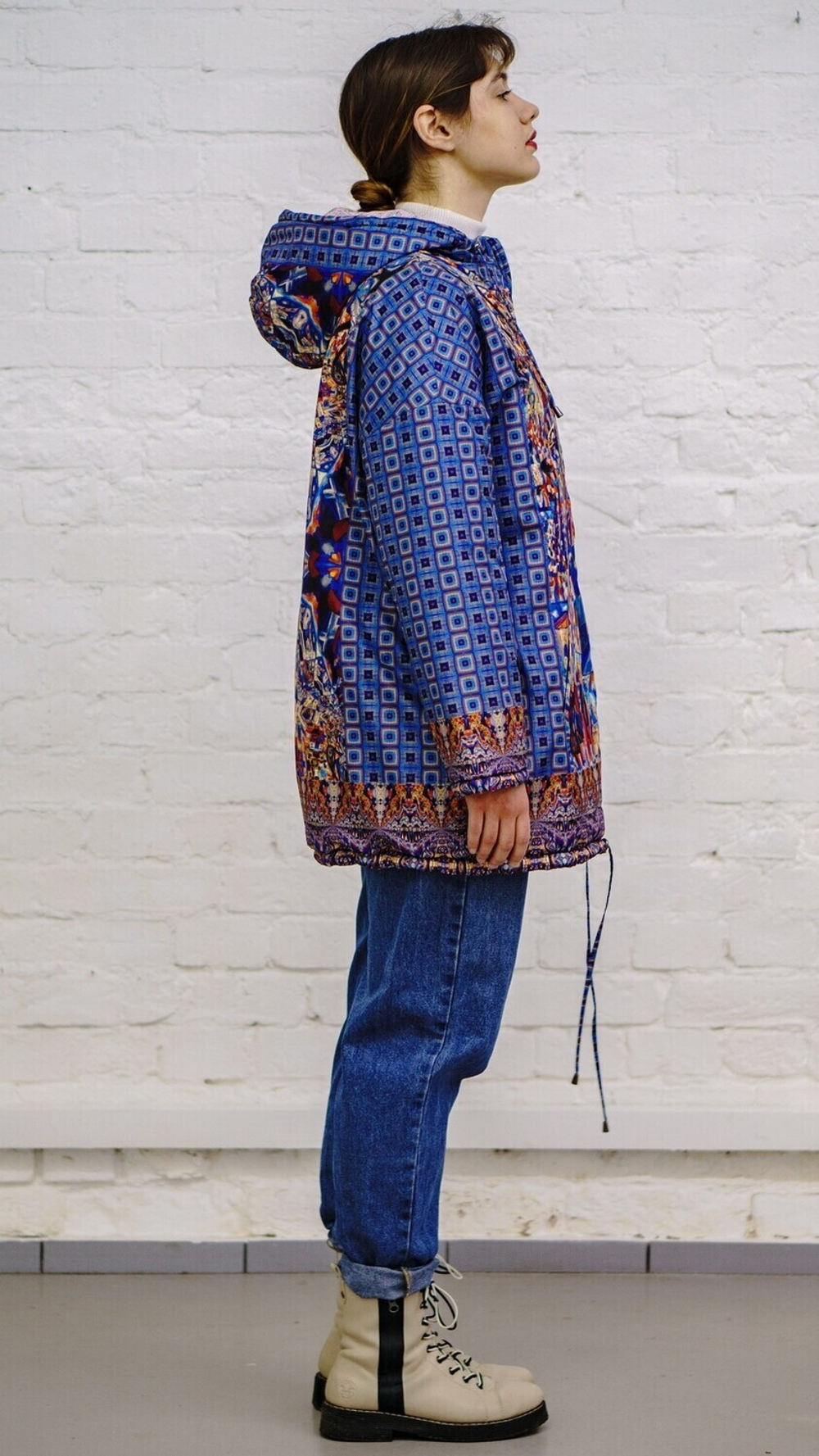 Двусторонняя куртка "Нарвские ворота", по мотивам картины «Нарвские ворота» художника Филонова