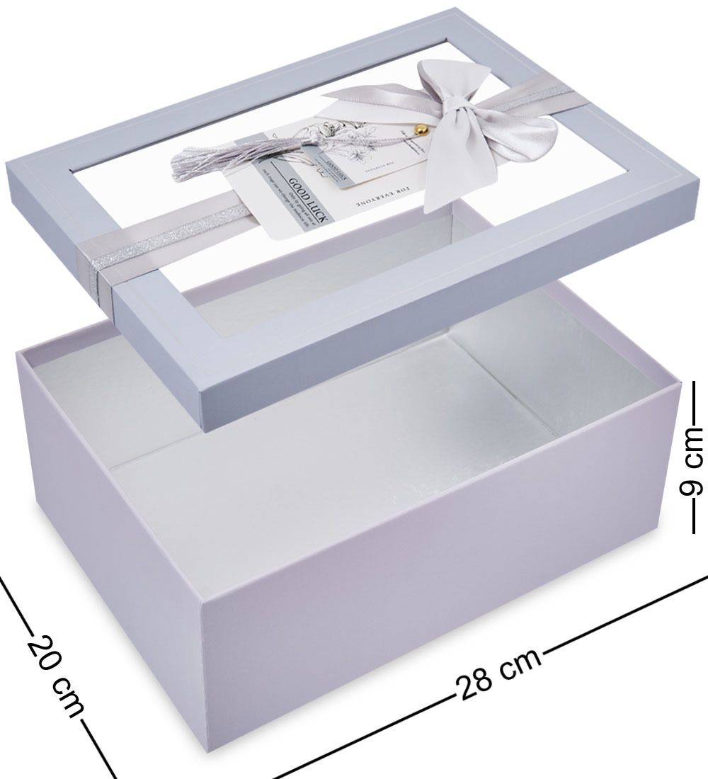 WF-177/3-B Коробка бол., сиренево-голубой
