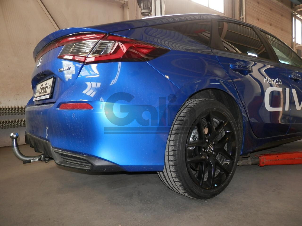 Оцинкованный фаркоп на Honda Civic хетчбек 5 дверей 2022- (без электрики), Galia H111A