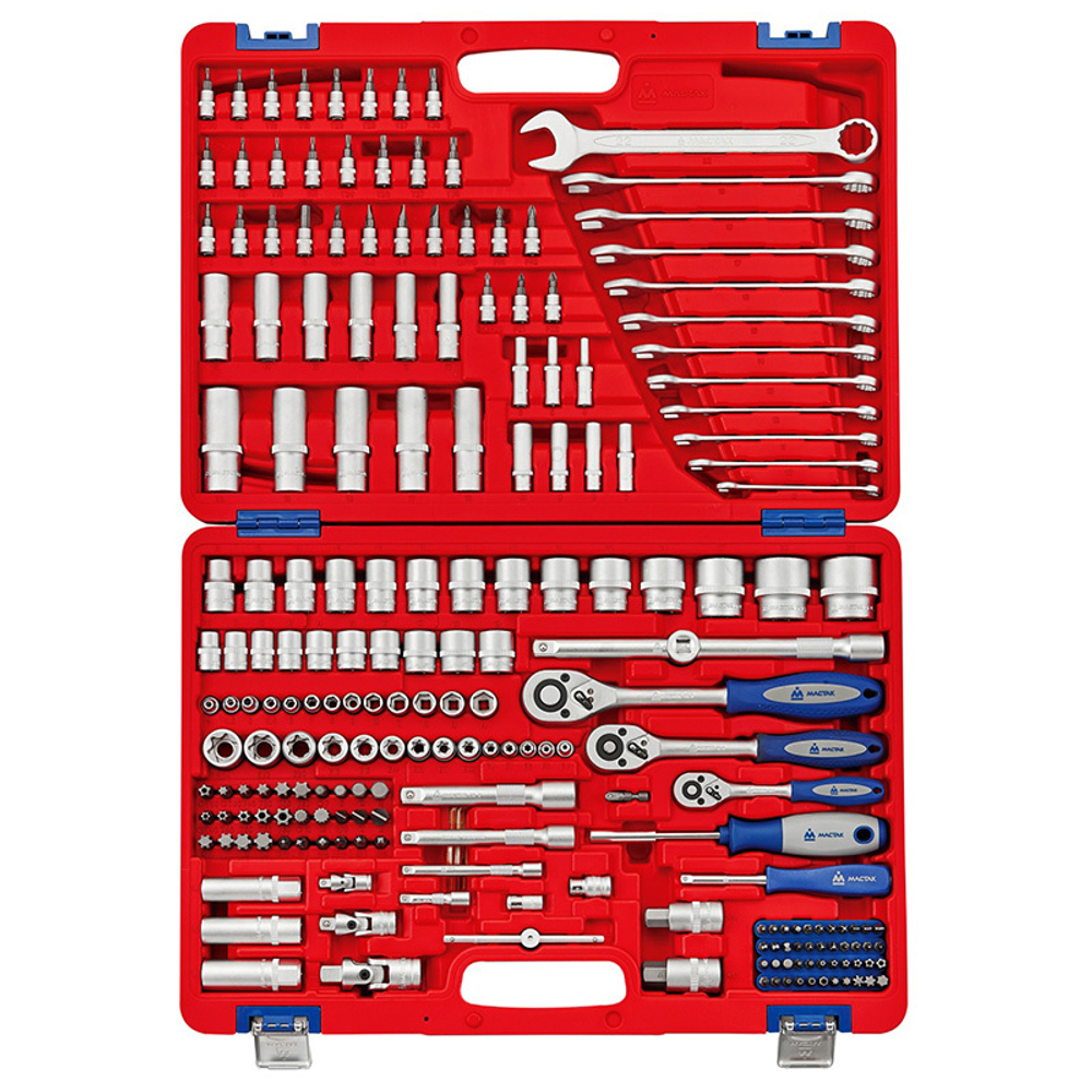 МАСТАК (01-216C) Набор инструментов универсальный, 216 предметов