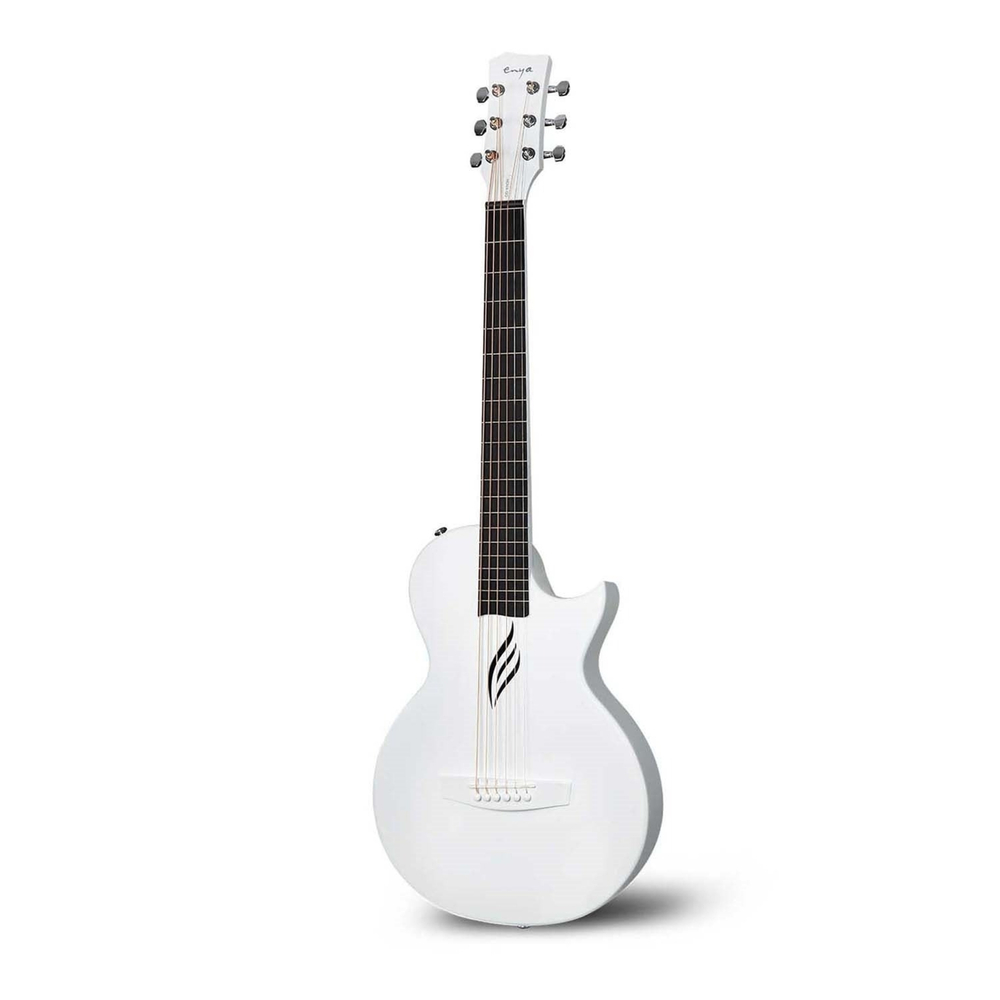 Enya NOVA GO/SP1 BK трансакустическая гитара. Размер: 35"(88,9см). Верхняя дека: Карбон. Задняя дека и обечайки: Карбон. Звукосниматель: Enya SP1 AcousticPlus® 2.0. Цвет: White, белый.