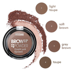 LuxVisage. Пудра для бровей «Brow Powder»