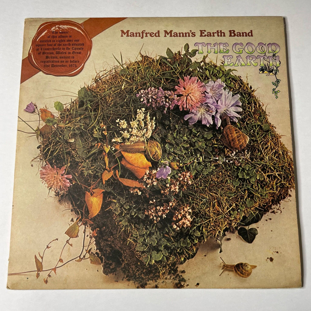 Винтажная виниловая пластинка LP Manfred Mann's Earth Band The Good Earth (UK 1974)