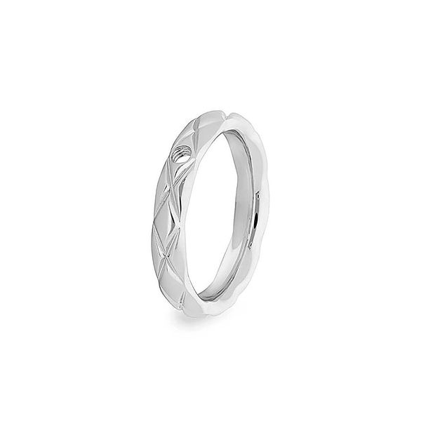 Кольцо - База Qudo  Aversa Silver 17.2 мм 616260 S размер 17,2