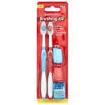 Brush Buddies, "Забота с умом", набор зубных щеток, для взрослых, 2 шт