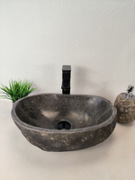 Раковина из речного камня RS-66001 46х30х15 из натурального камня