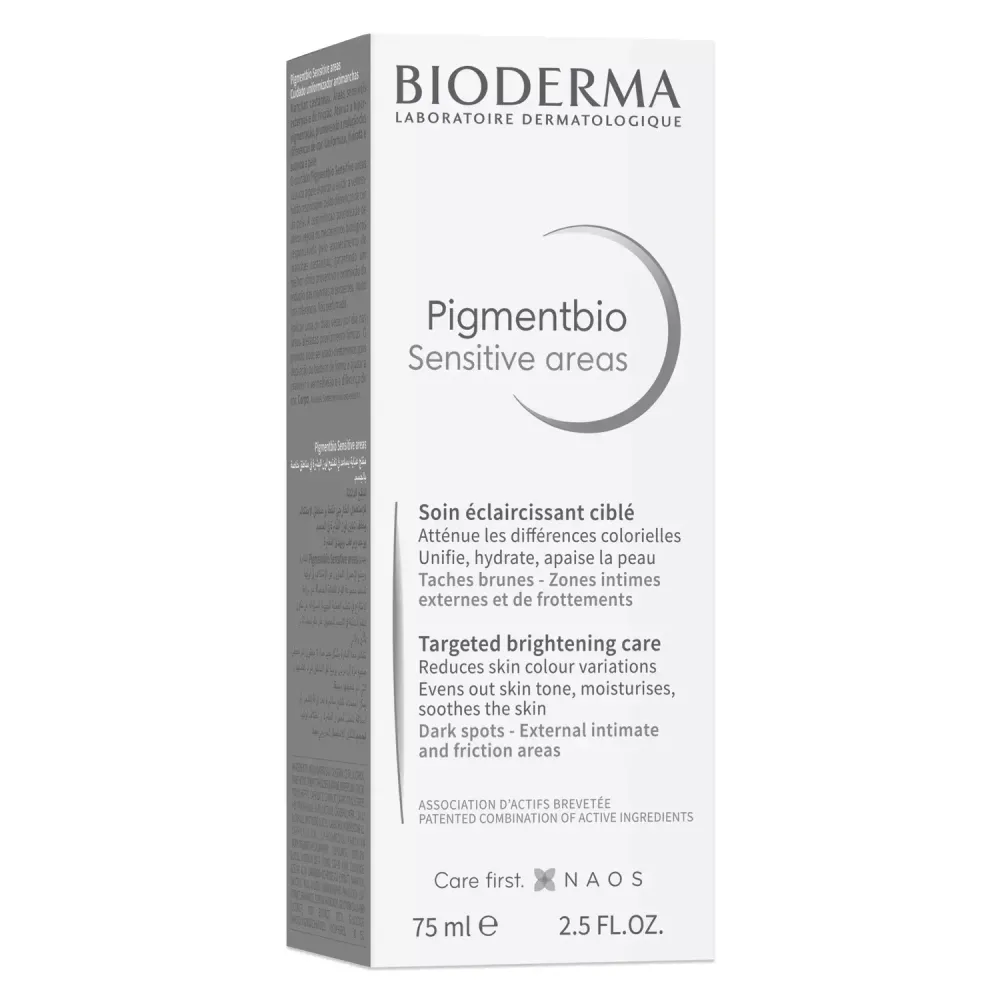Bioderma Pigmentbio Осветляющий крем для чувствительных зон 75 мл