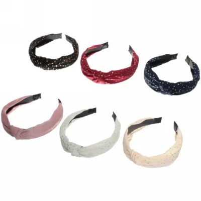 Ободок для волос «Angelica-Luna», ширина 2,8см, микс 6 цветов